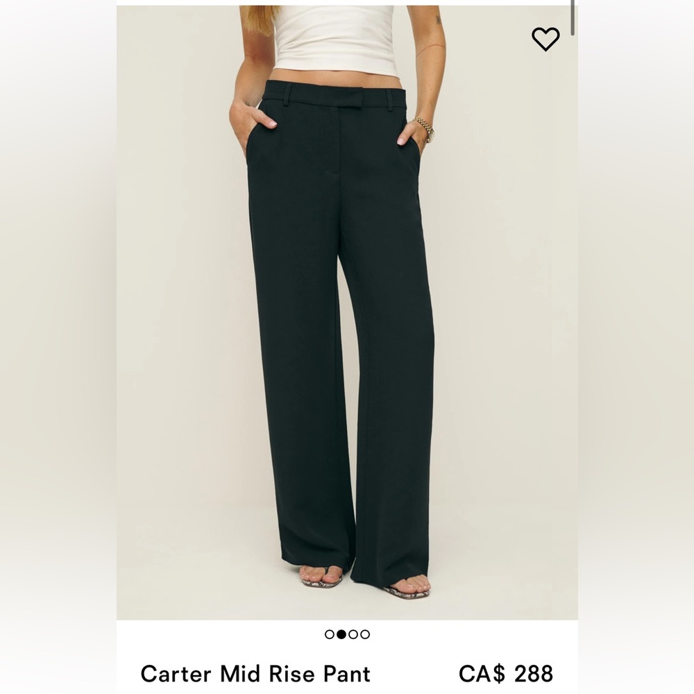 Never worn Reformation Linen Pants